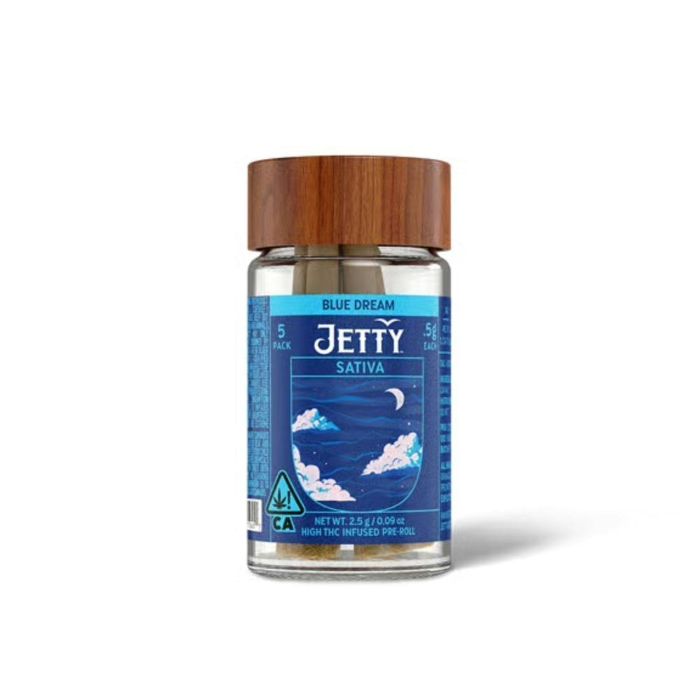 Jetty Blue Dream x Sour Diesel (S) High THC Preroll 5pk 2.5g