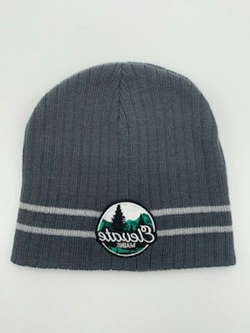 Gray Stripped Beanie