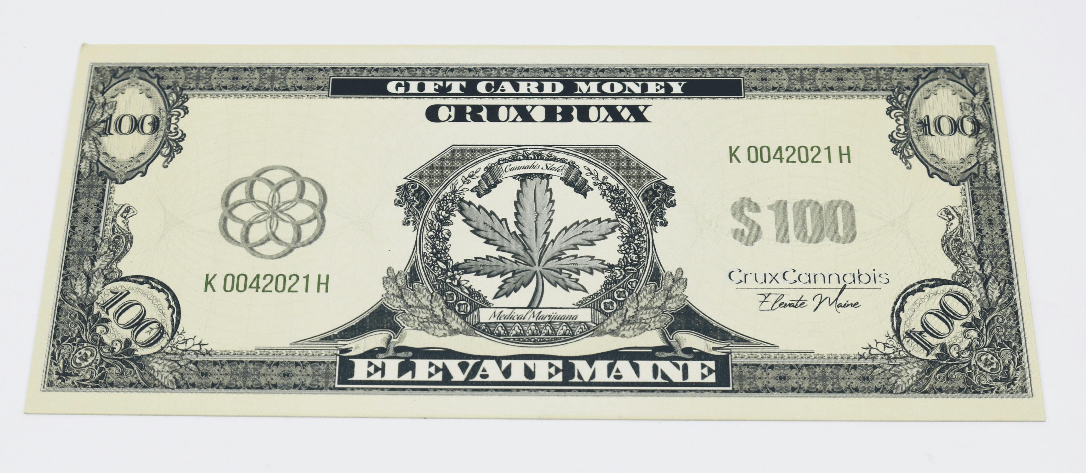 $100 Crux Buxx