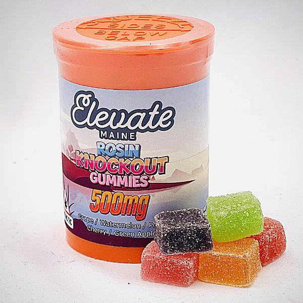 500mg Rosin Knockout Gummies