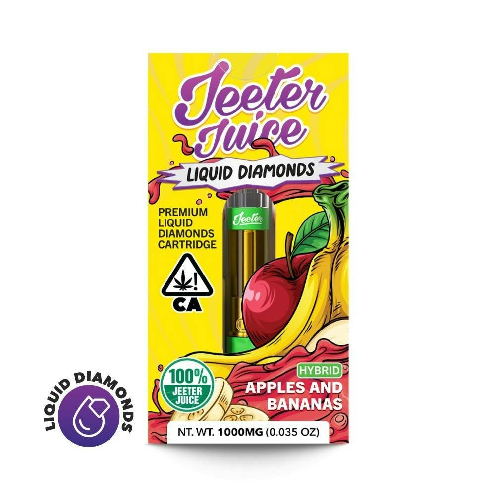JEETER - LIQUID DIAMONDS CARTRIDGE [1G] APPLES & BANANAS