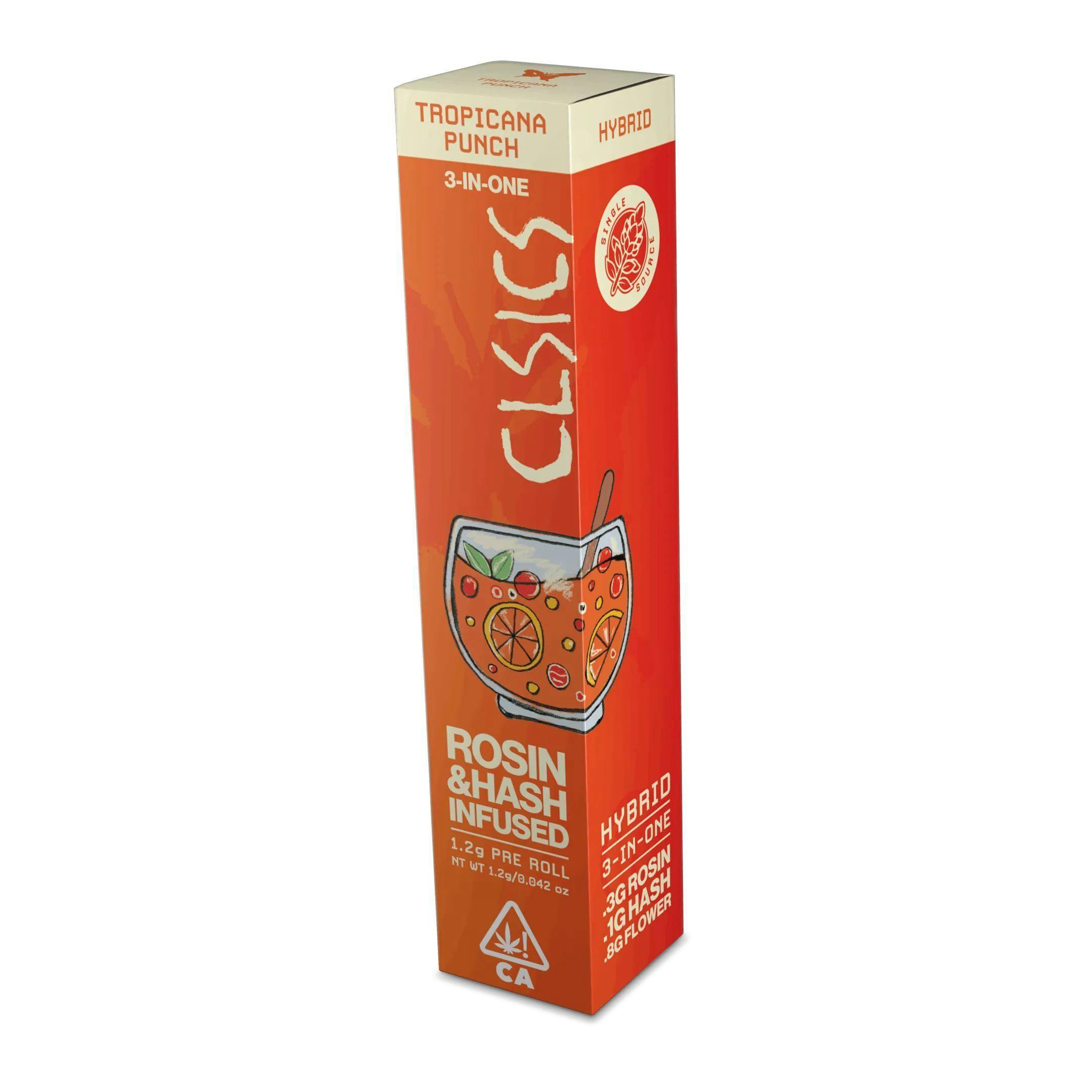 CLSICS - HASH INFUSED PREROLL [1.2G] TROPICANA PUNCH