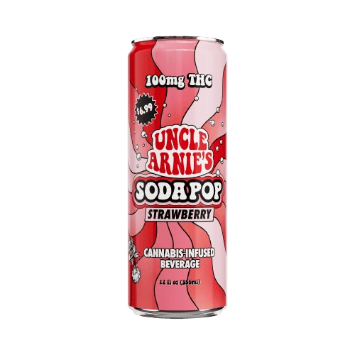 Strawberry Soda Pop | Carbonated | 100mg | 12oz