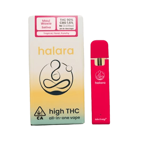 HALARA EXTRACTS - HIGH THC READY TO USE VAPORIZER [1G] MAUI WOWIE