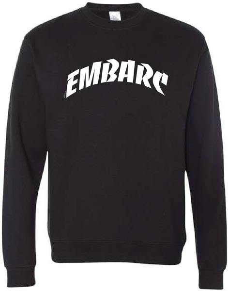 EMBARC - THRASHER PREMIUM SWEATSHIRT CREW BLACK [S]