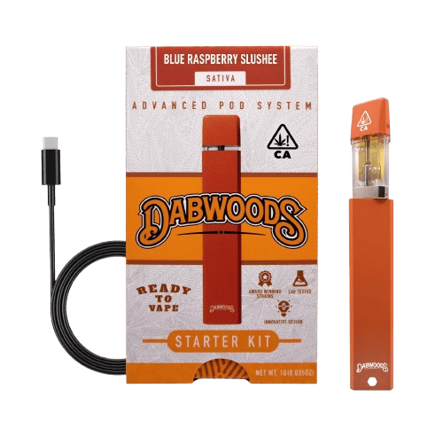 DABWOODS - POD STARTER KIT [1G] BLUE RASPBERRY SLUSHEE