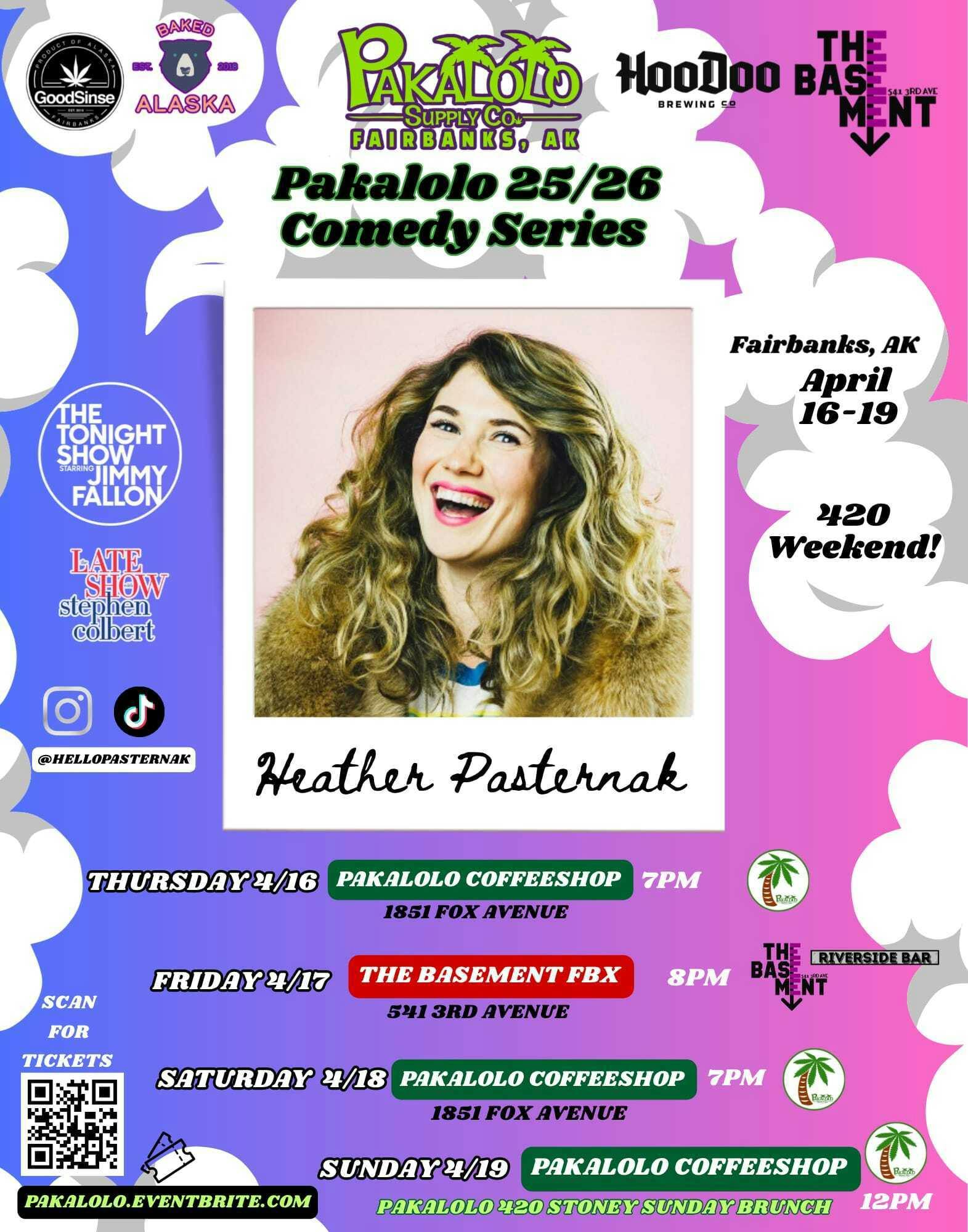 Heather Pasternak Ga Comedy Tickets 4/18 Coffeeshop