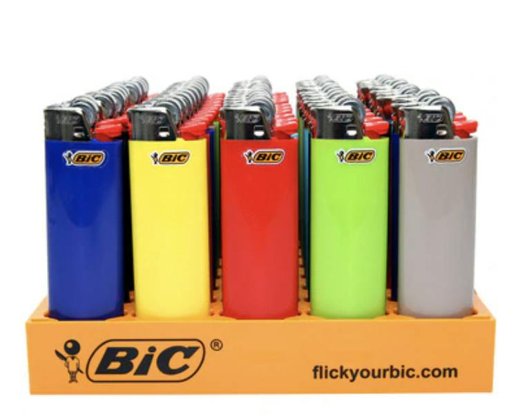 Bic classic lighter mixed colours