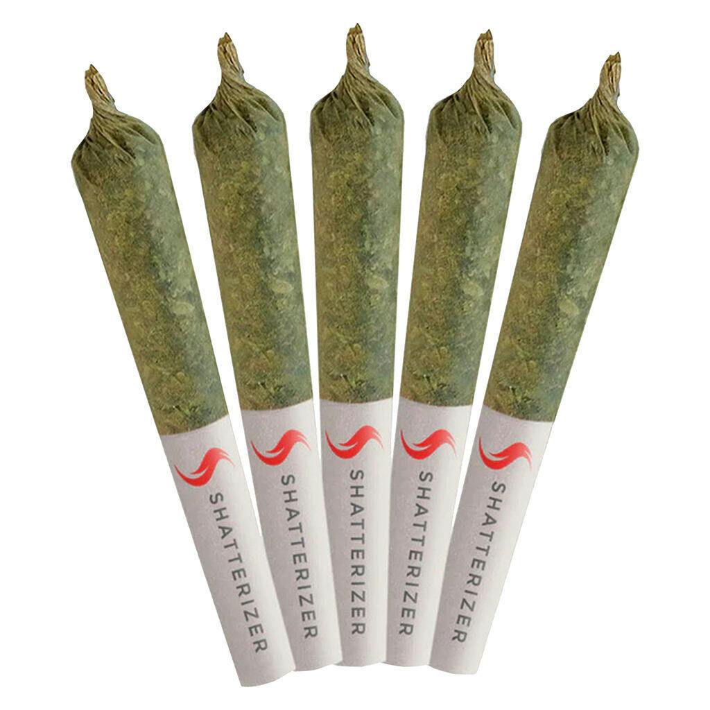 Shatterizer - Granddaddy Purple Shatter Infused Pre-Roll 5x0.5g