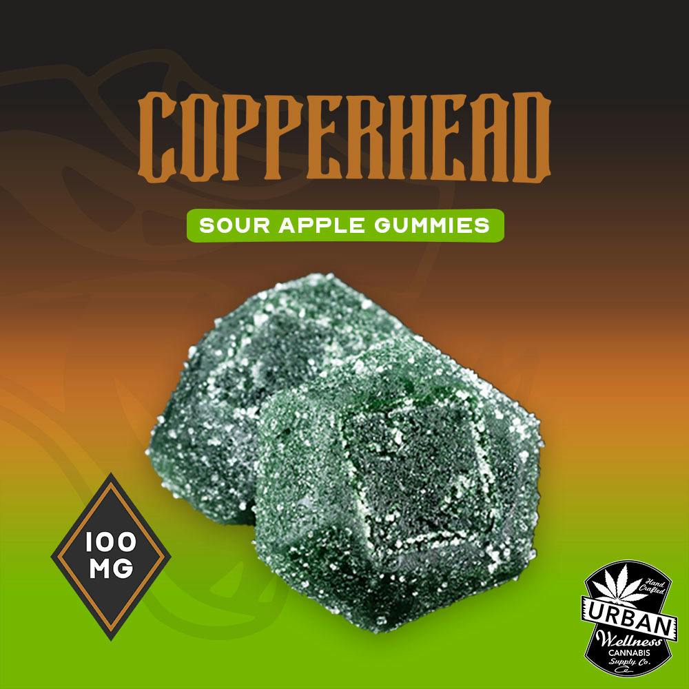 Sour Apple Gummies [10pk] (100mg) | CopperHead - Gummies