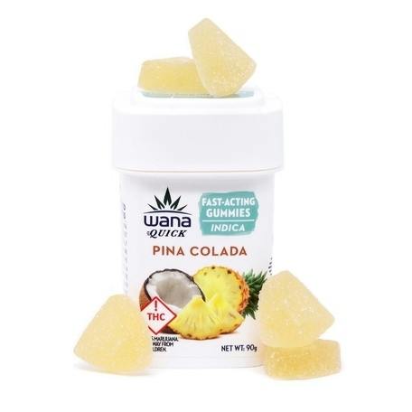 Wana - Quick Gummies - Pina Colada (I) cannabis product