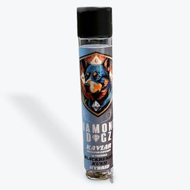 Diamond Dogz | Blackberry Kush | 1g Pre-roll Diamond Infused (Hybrid)