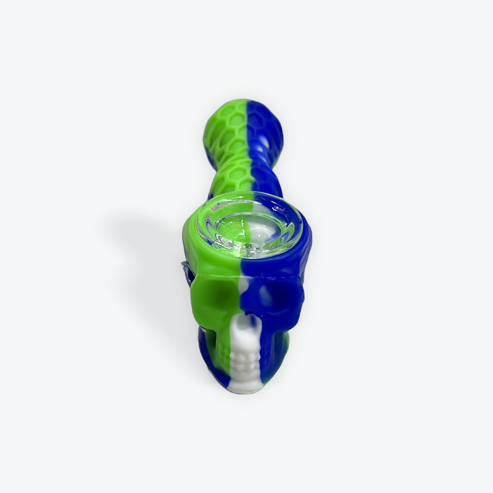 MJ Wholesale | Silicone Skull Hand pipe
