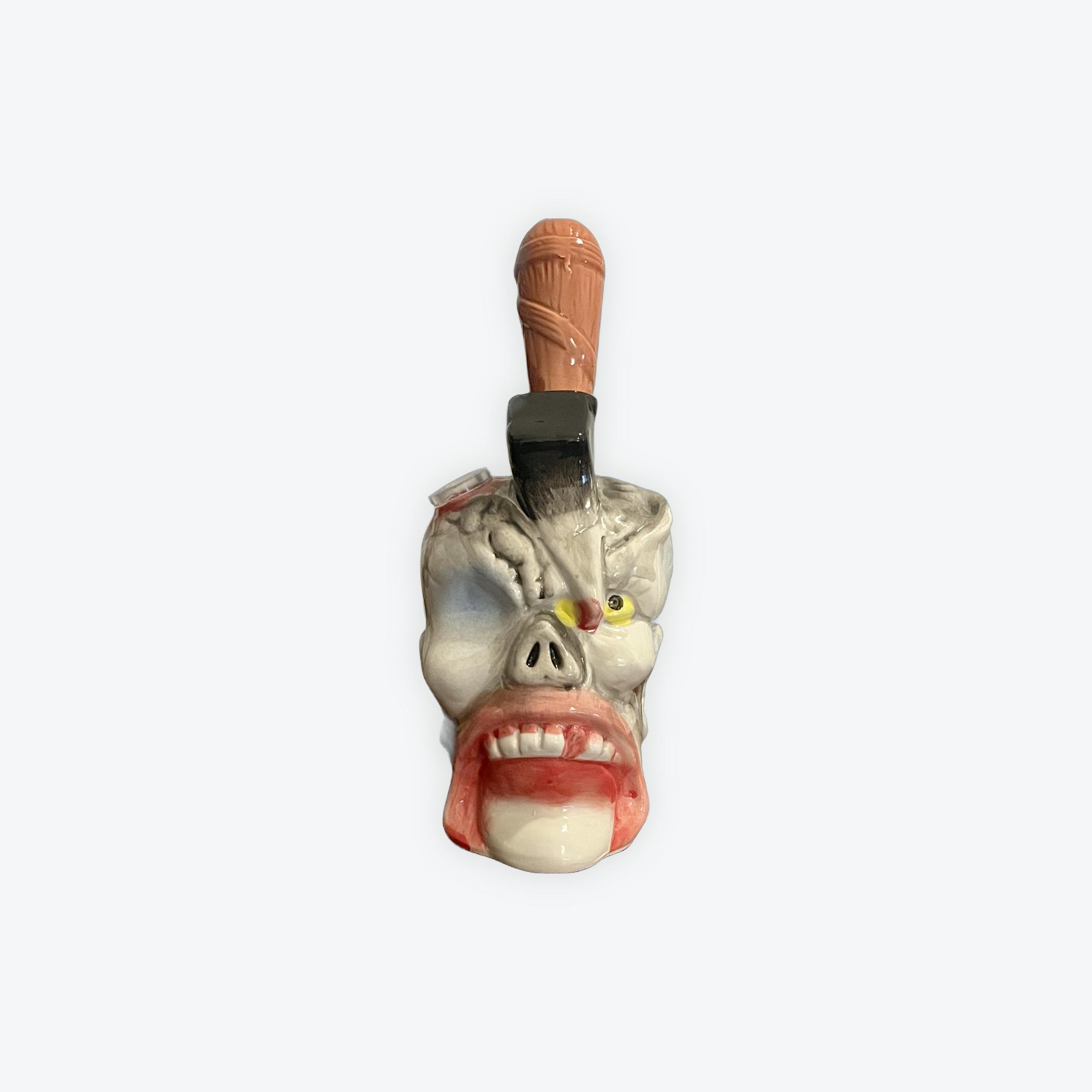 MJ Wholesale | 9'' Zombie Skull Bubbler