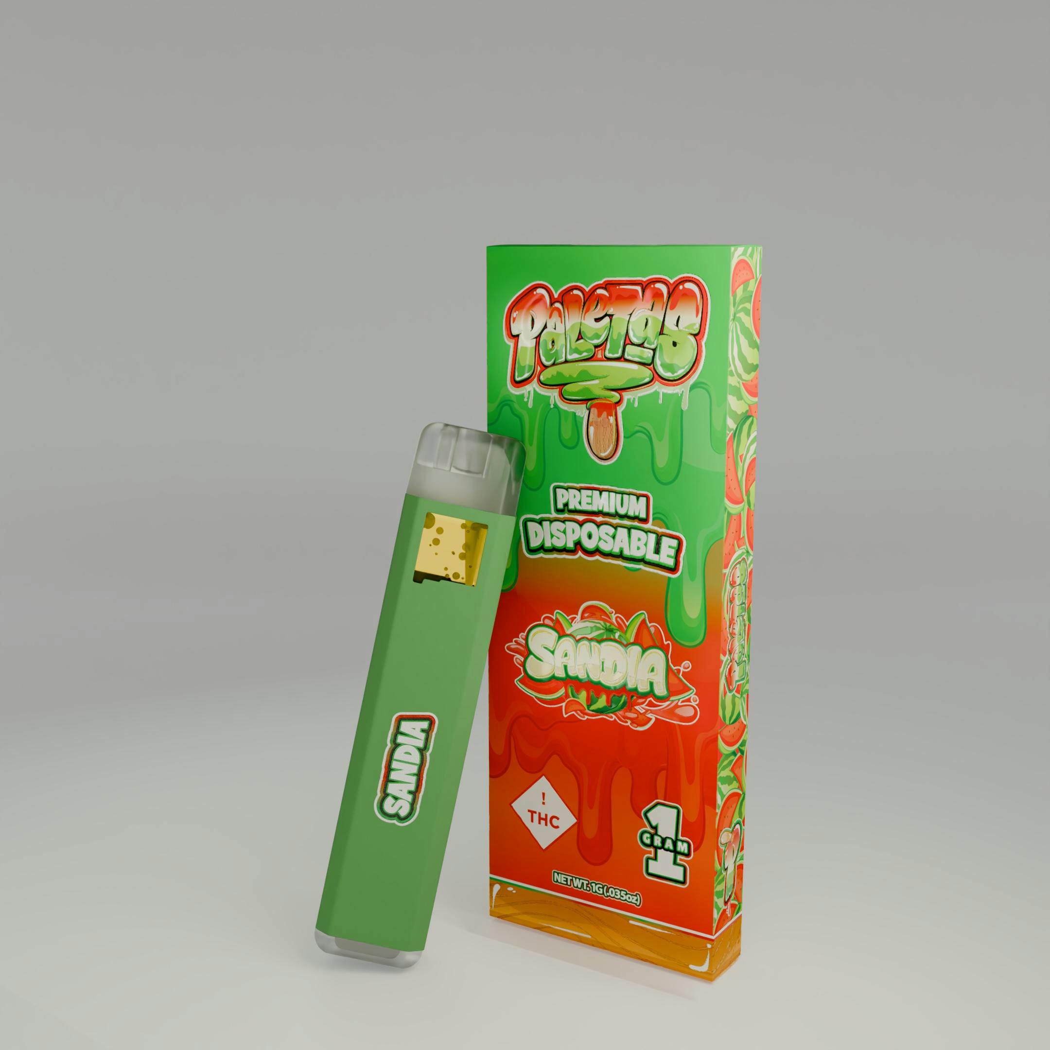 Paletas | Sandia | 1g Disposable (Hybrid)