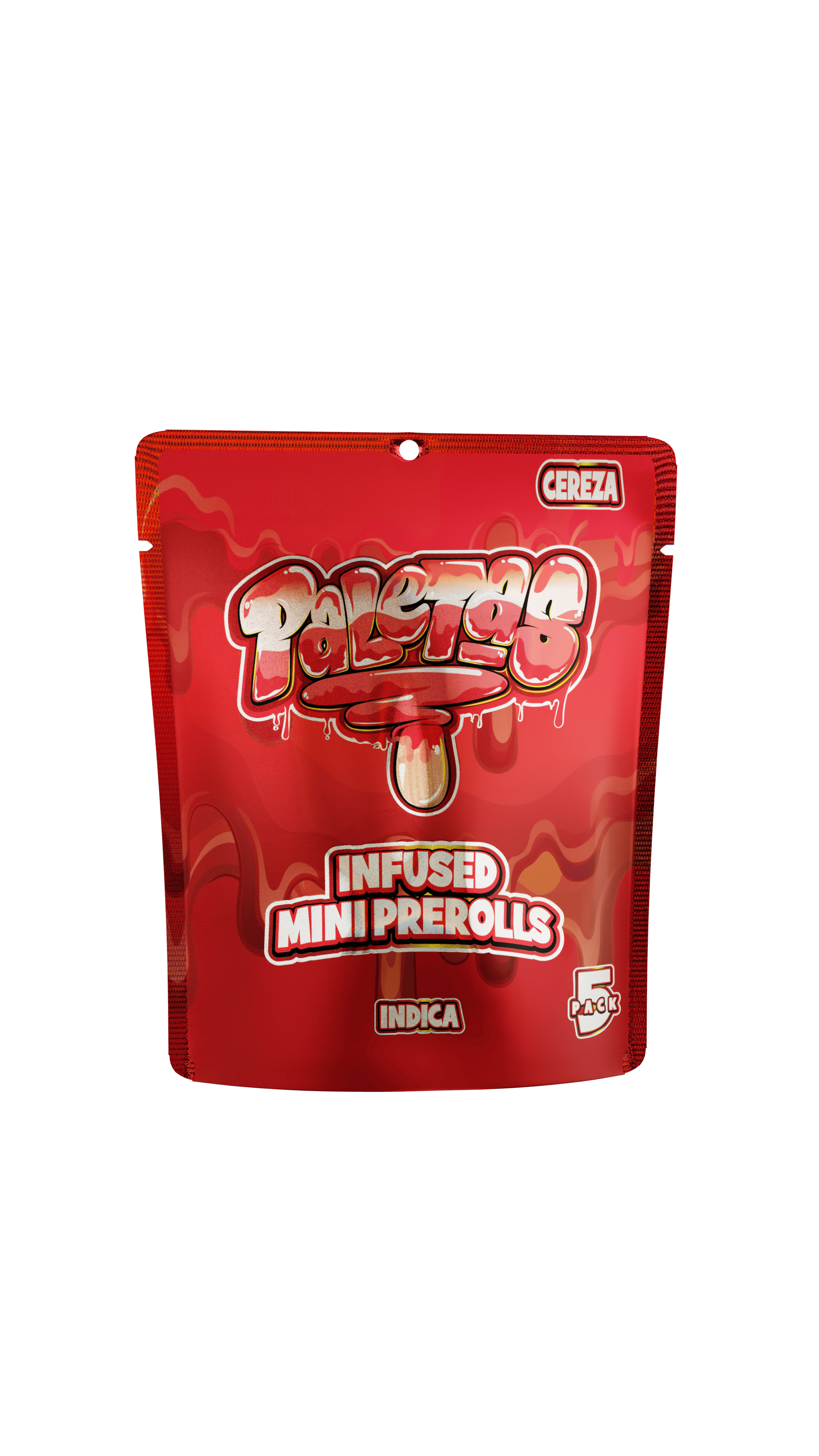 Paletas | Cereza | .5g infused Pre-roll 5-pack (Indica)