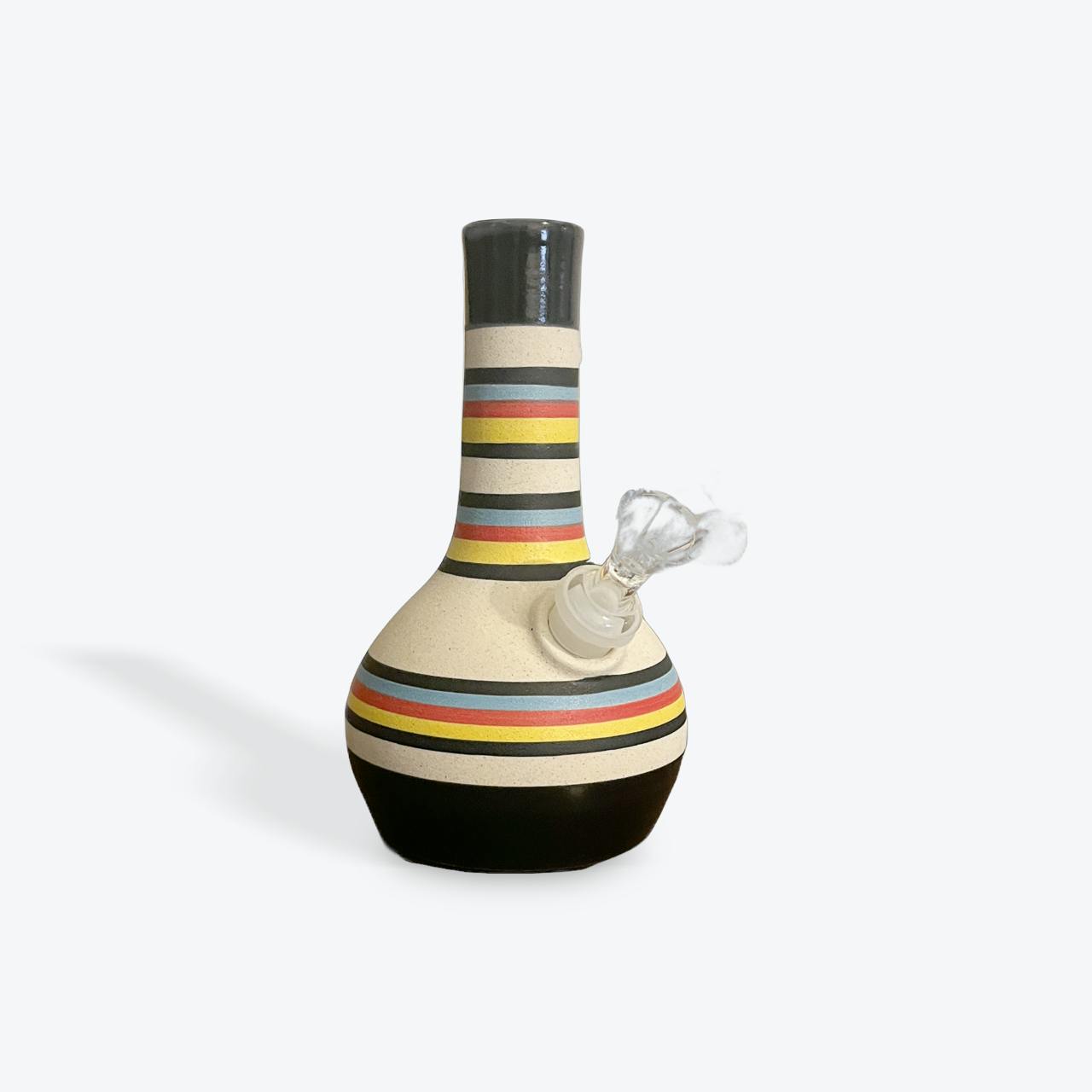 Mj Wholesale | 8'' Ceramic Pottery Vase Water Pipe