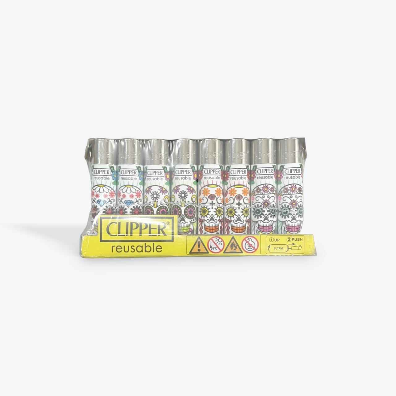 Clipper | Reusable Lighter | Mexican Skulls