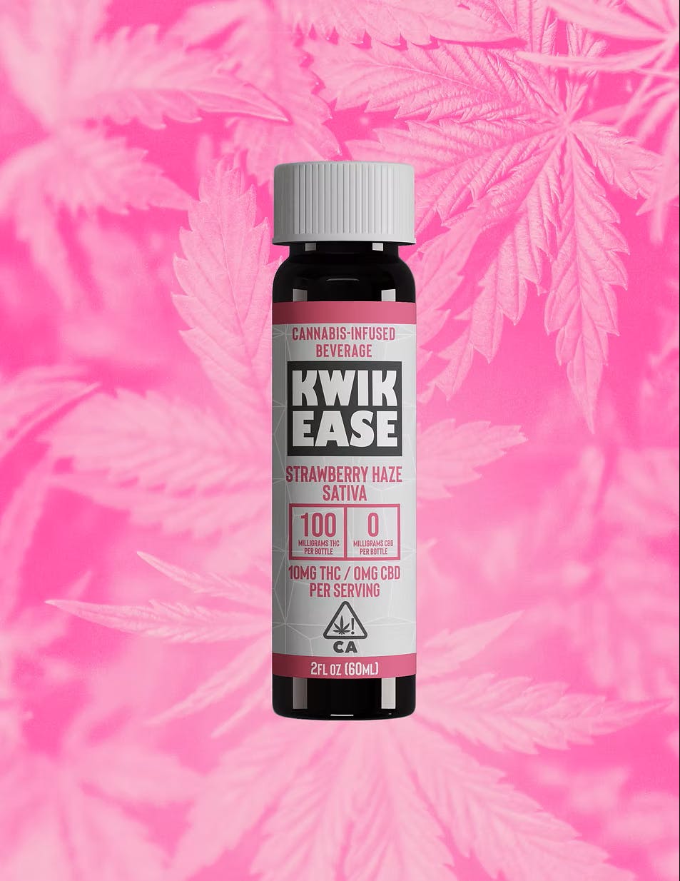 KWIK EASE - STRAWBERRY HAZE - SATIVA 100MG SHOT