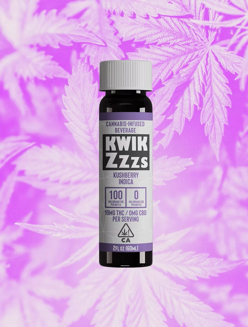 KWIK EASE - KWIK ZZZZS KUSHBERRY - INDICA 100MG SHOT