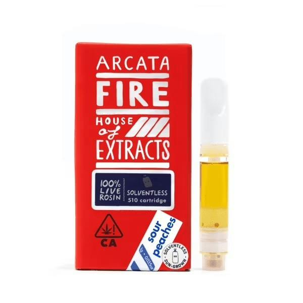 Arcata Fire - Live Rosin Cartridge 1g Sativa - Sour Peaches