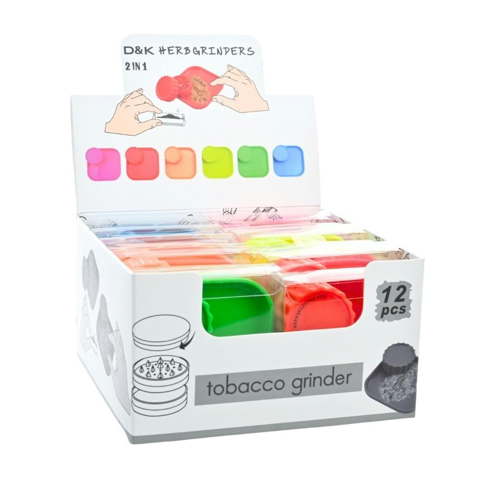 2 In 1 Acrylic Herb Grinder