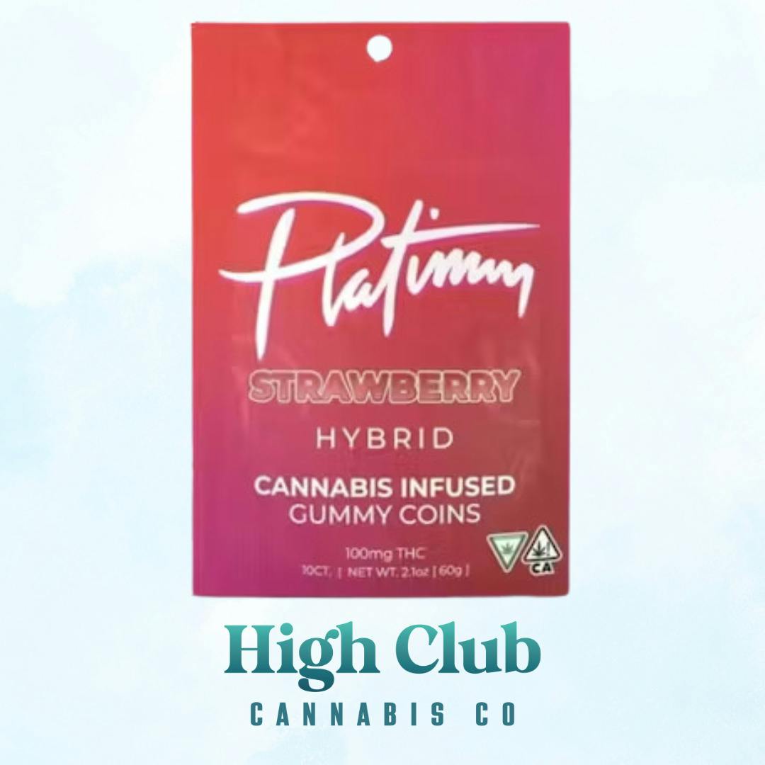 Platinum Vape - Strawberry Gummies - 200mg 10pc