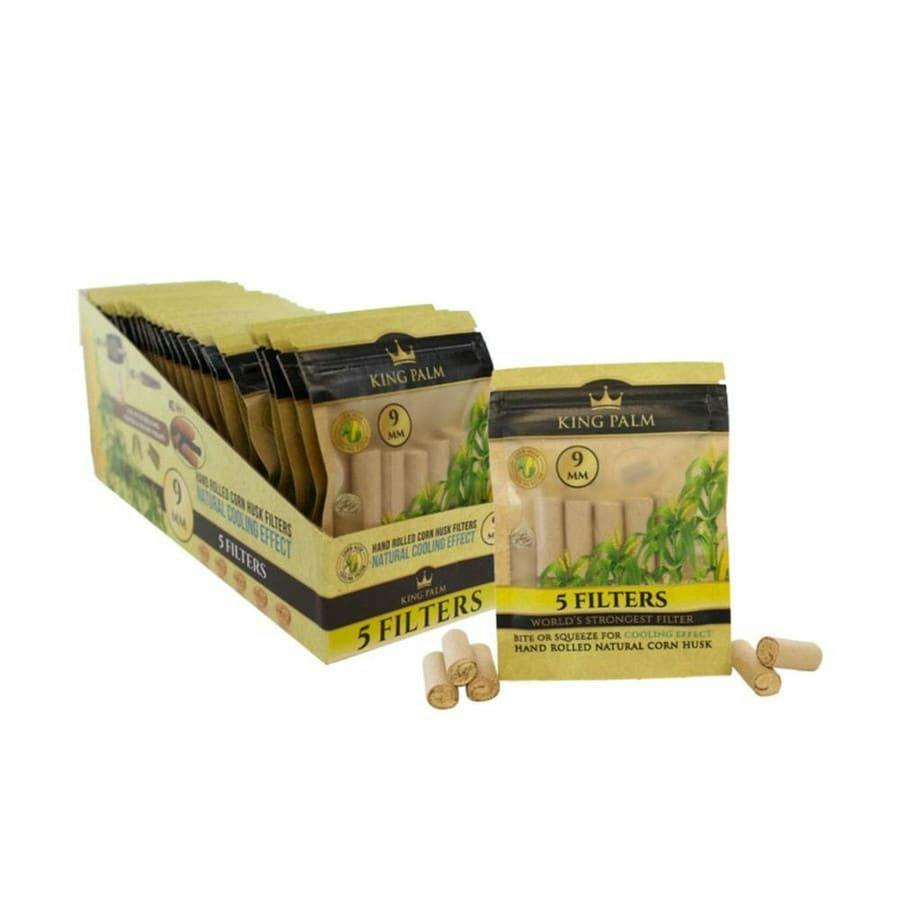 King Palm Corn Husk Filters x 5