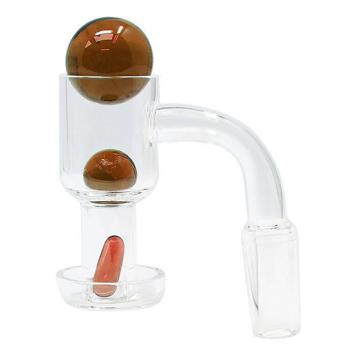 Terpen Vacuum Quartz Male Banger 14mm - Amber