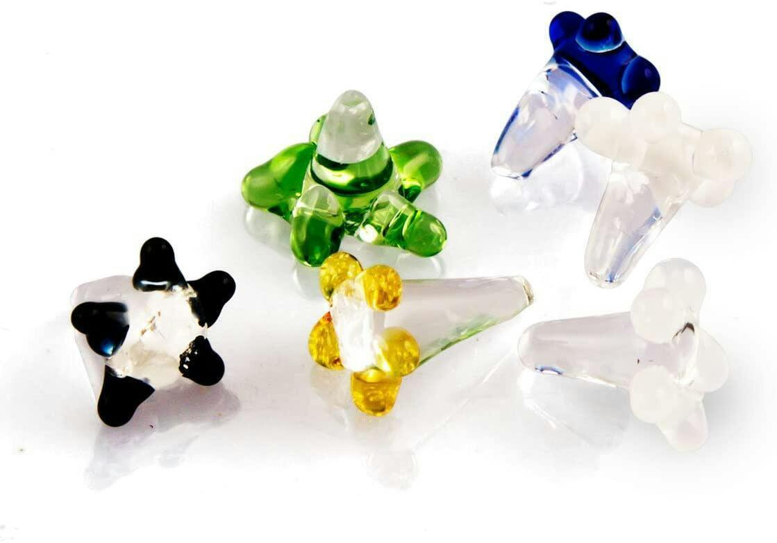 Pack of 10 Glass Daisy Screens