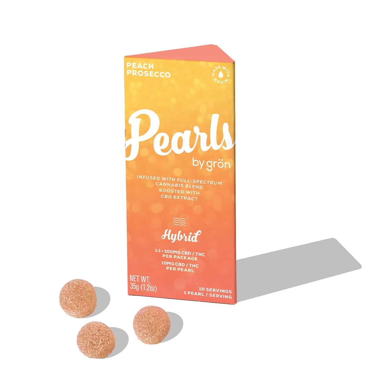 1:1 Peach Prosecco - 100 mg - 10 Pack