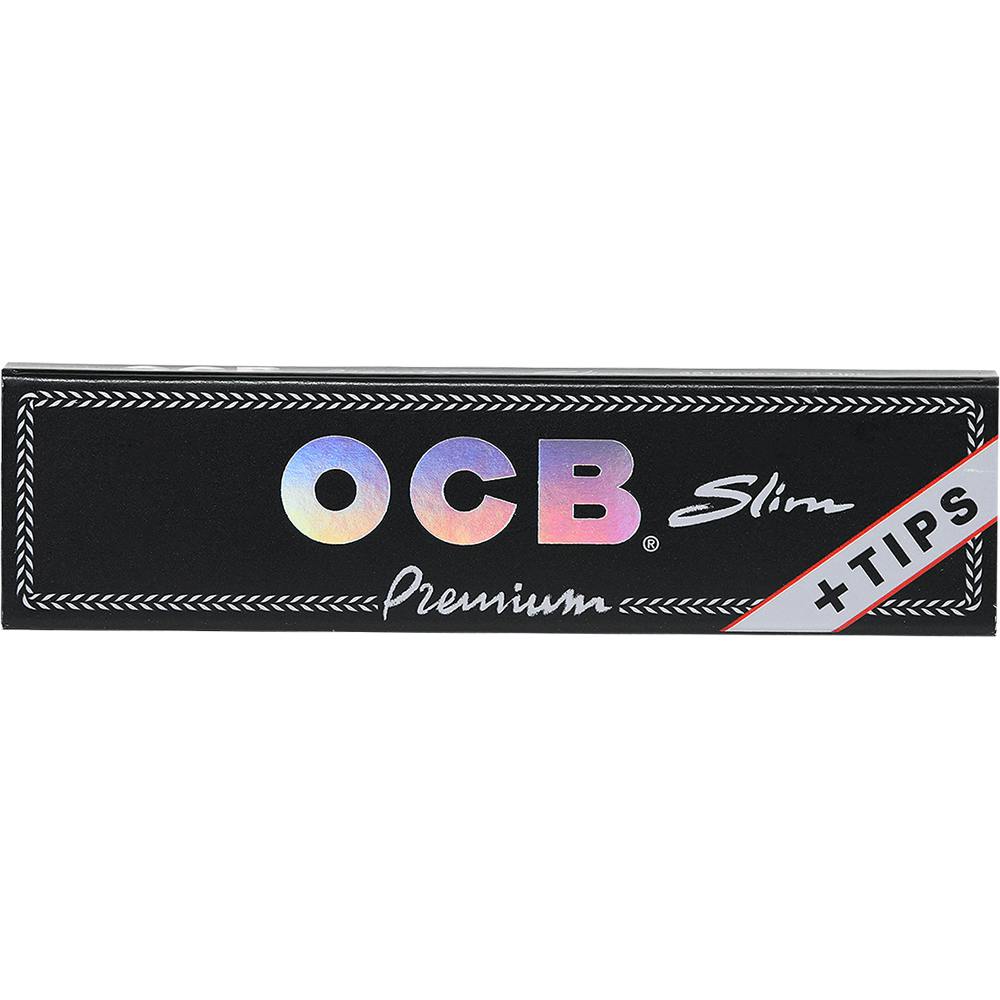 Slim Premium Rolling Paper + Tips - Raw - One Size