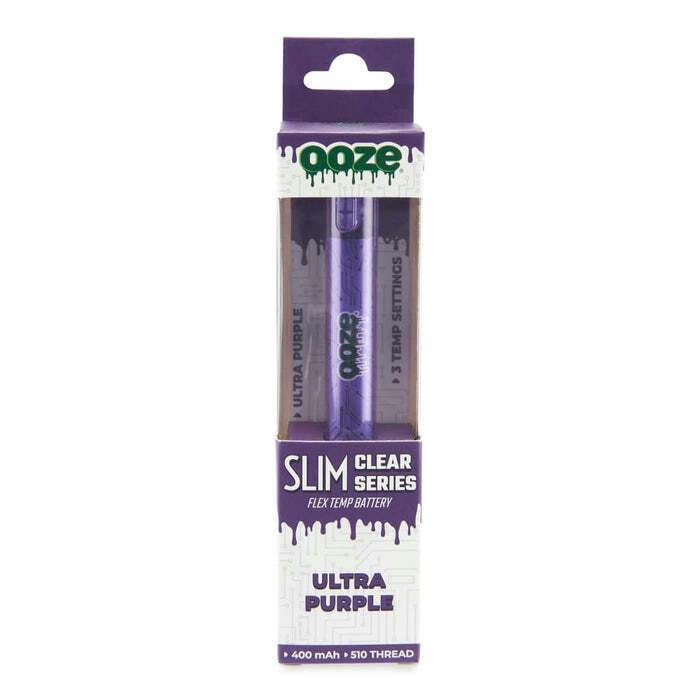 ooze 510 transparent slim (ultra purple) Battery - One Size