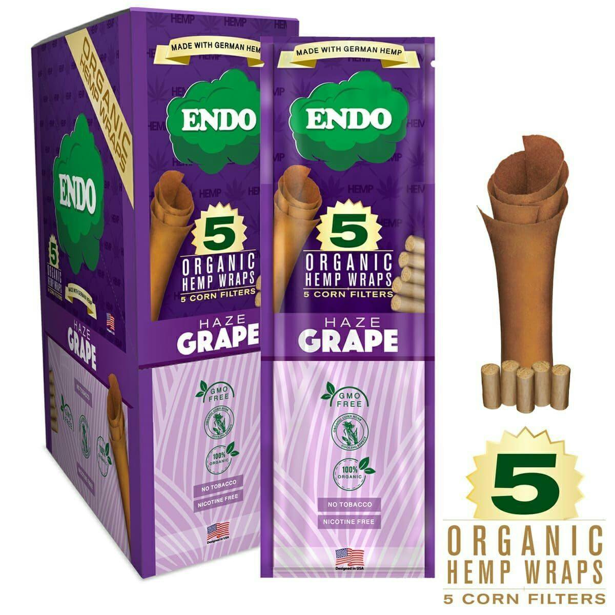 Endo Organic Hemp Paper/Wrap - One Size