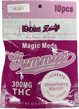 BossLady Edible Strawberry Karen Gummy 300mg