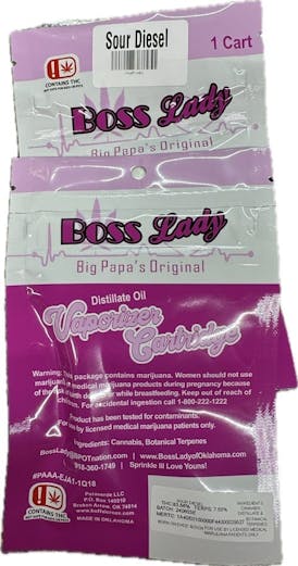 BossLady Big Papa's Original Cart 1.1g Sour Diesel