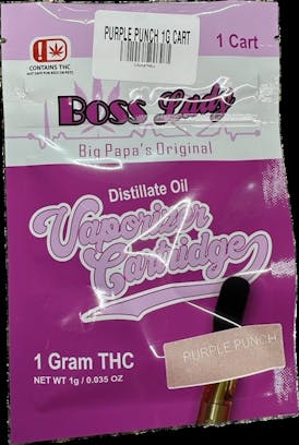 BossLady BigPapa's Original1G Cart Purple Punch