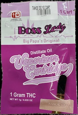 BossLady BigPapa's Original -1G- Cart- Tahoe OG