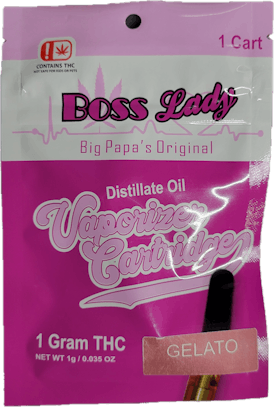 BossLady Big papa's original - 1g cart - Gelato