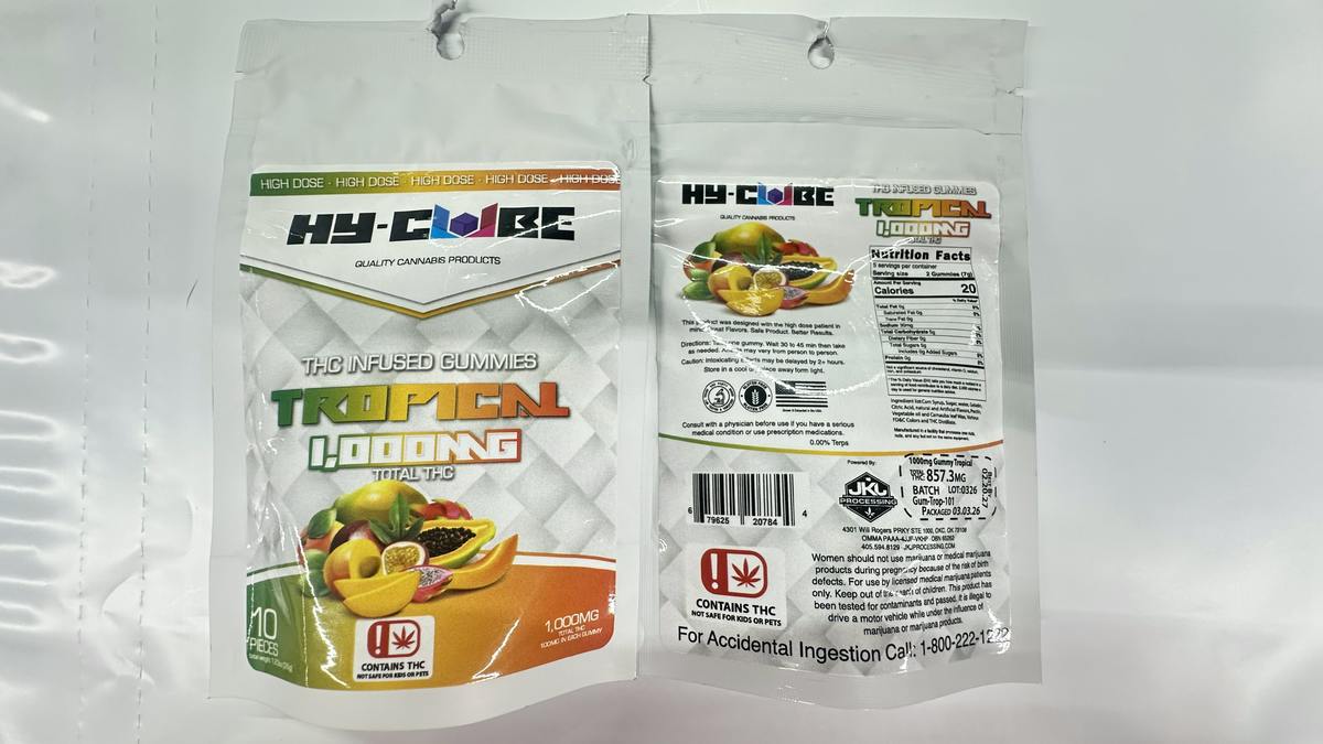 Hy-Cube GUMMY Tropical 1000mg R2.R3.B4