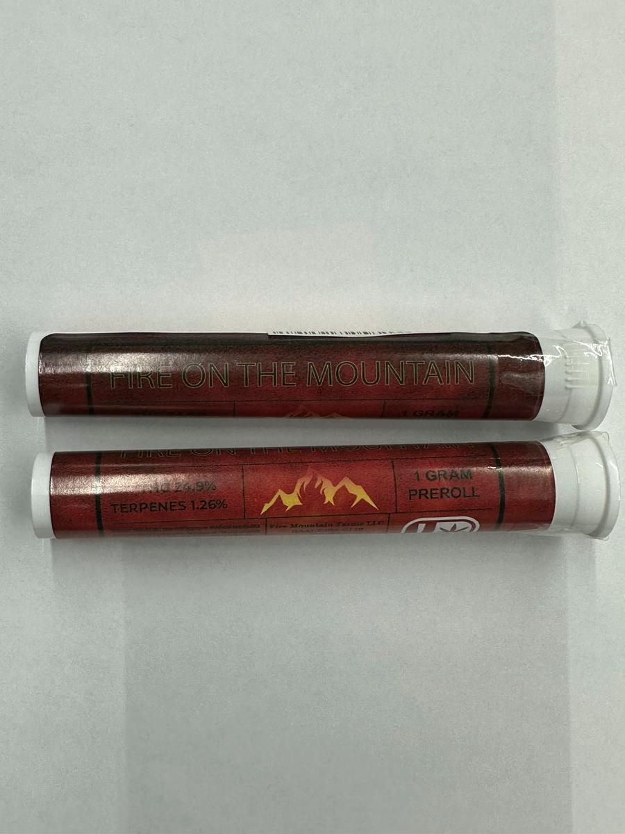 Fire On The Mountain 1g Preroll $6 ea 4/$20 or 30/$130 Mix $ Match R4.R2.B4