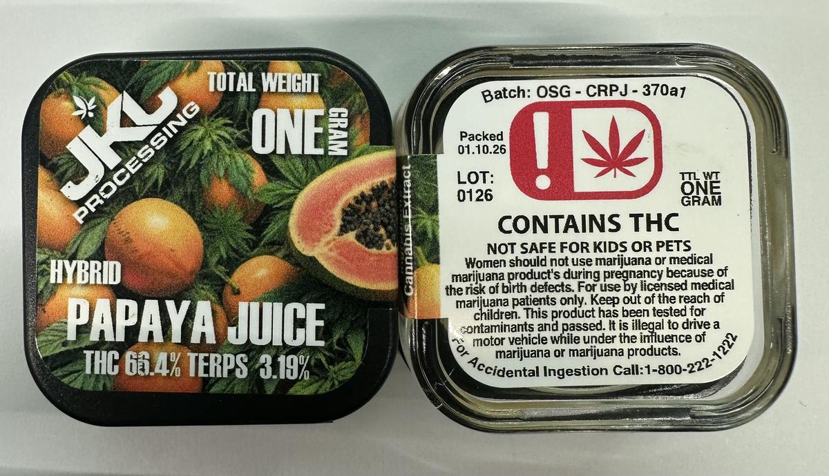 Papaya Juice | Solvent | 1g