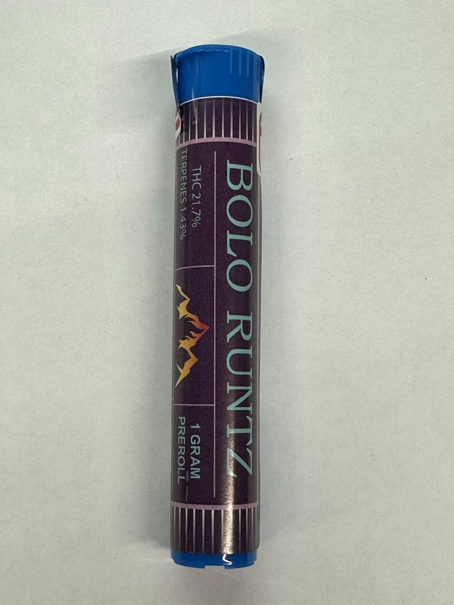 Bolo Runtz - 1g Preroll $6 ea 4/$20 or 30/$130 Mix $ Match R4.R1.B5