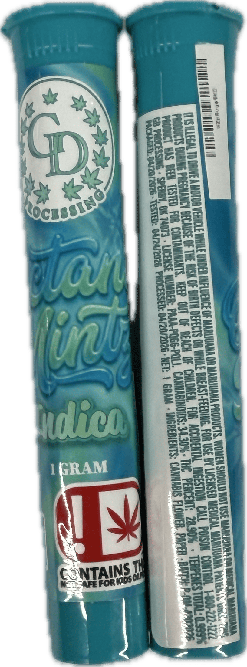 Octane Mintz 1g Preroll $6 ea 4/$20 or 30/$130 Mix $ Match R4.R3.B3