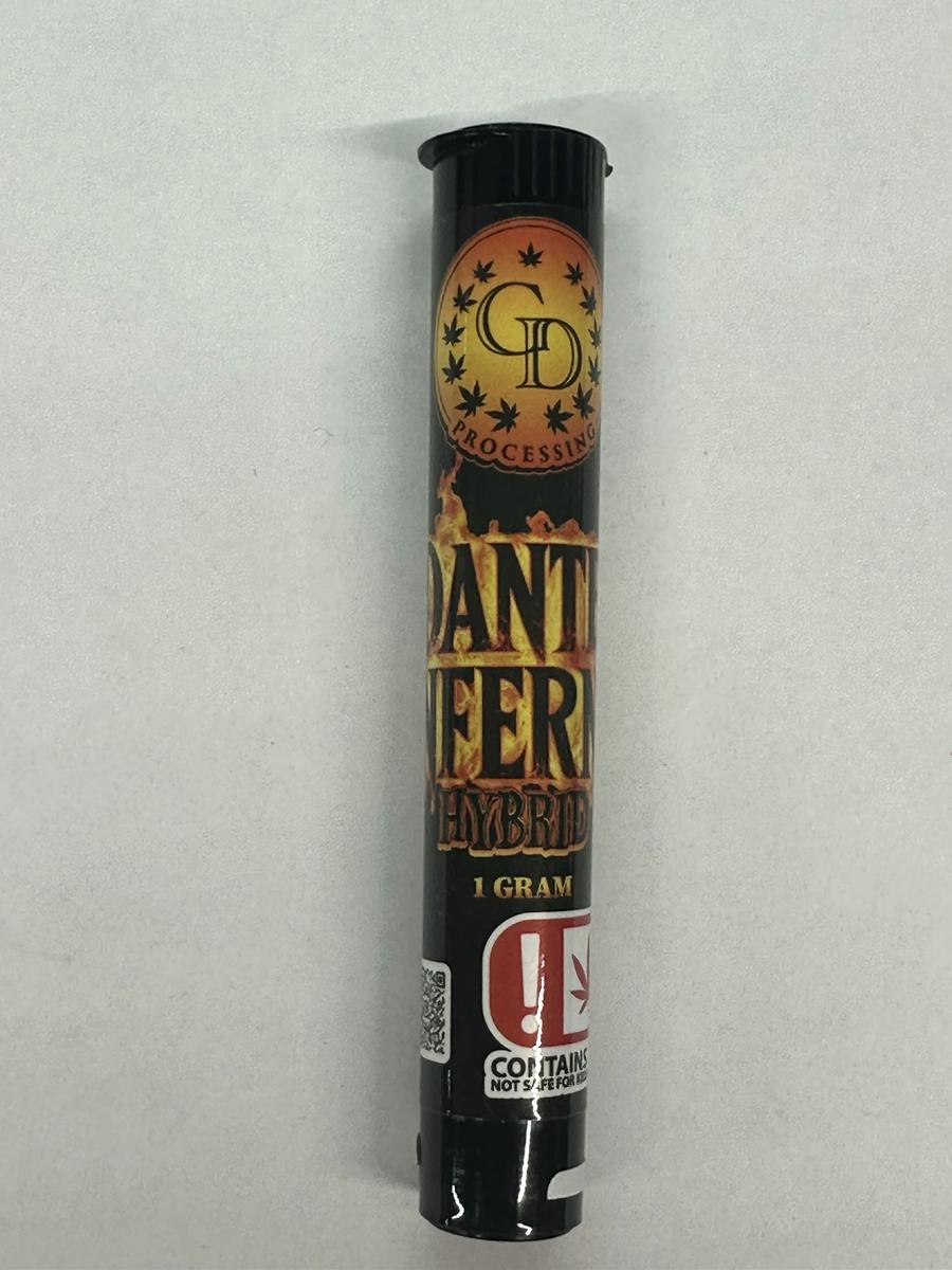 Dante's Inferno 1g Preroll 1g Preroll $6 ea 4/$20 or 30/$130 Mix $ Match R4.R1.B3