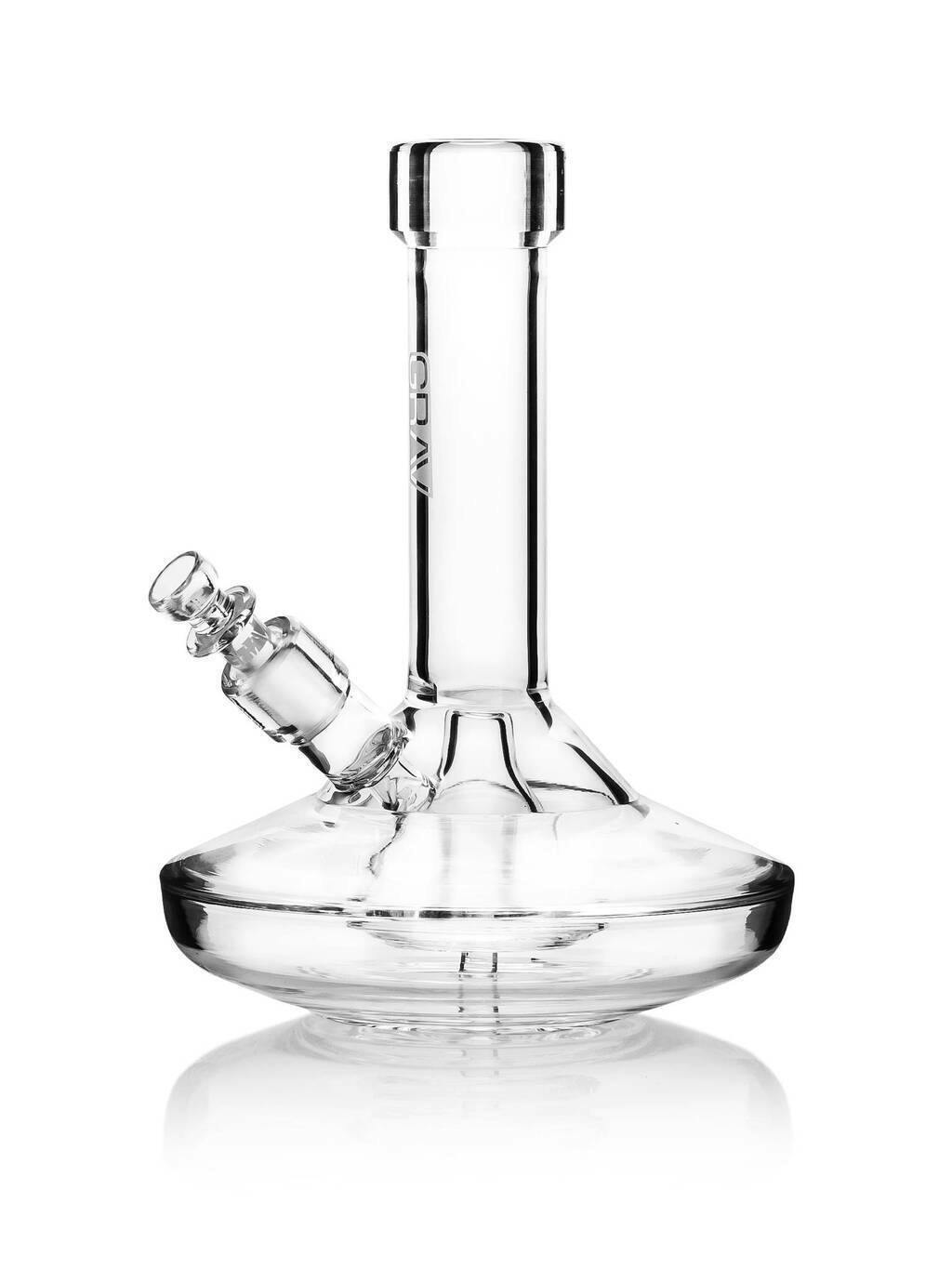 Grav Small Wide Base Clear Bong Each