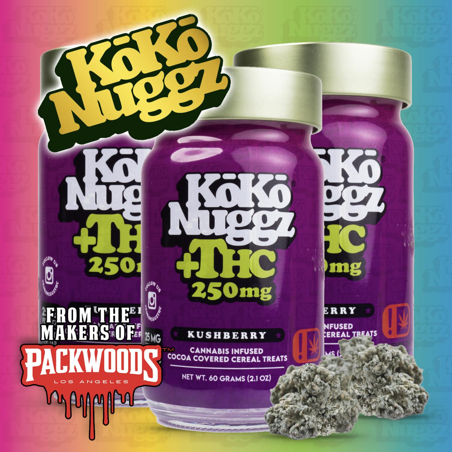 KOKO NUGGZ 250mg- KUSHBERRY