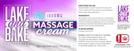 Lake and Bake- MASSAGE CREAM 1000mg