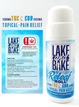 Lake and Bake 1:1 Releaf Roll 1000mg