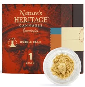 Natures Heritage - Bubble Hash - Double Krush (I/H) 1g